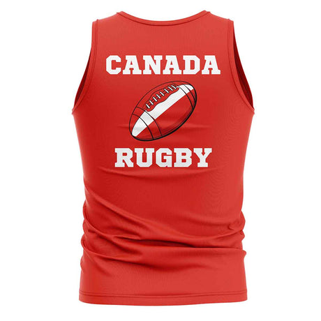 Canada Rugby Ball Tank Top (Red)_1
