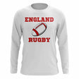 England Rugby Ball Long Sleeve Tee (White)_1