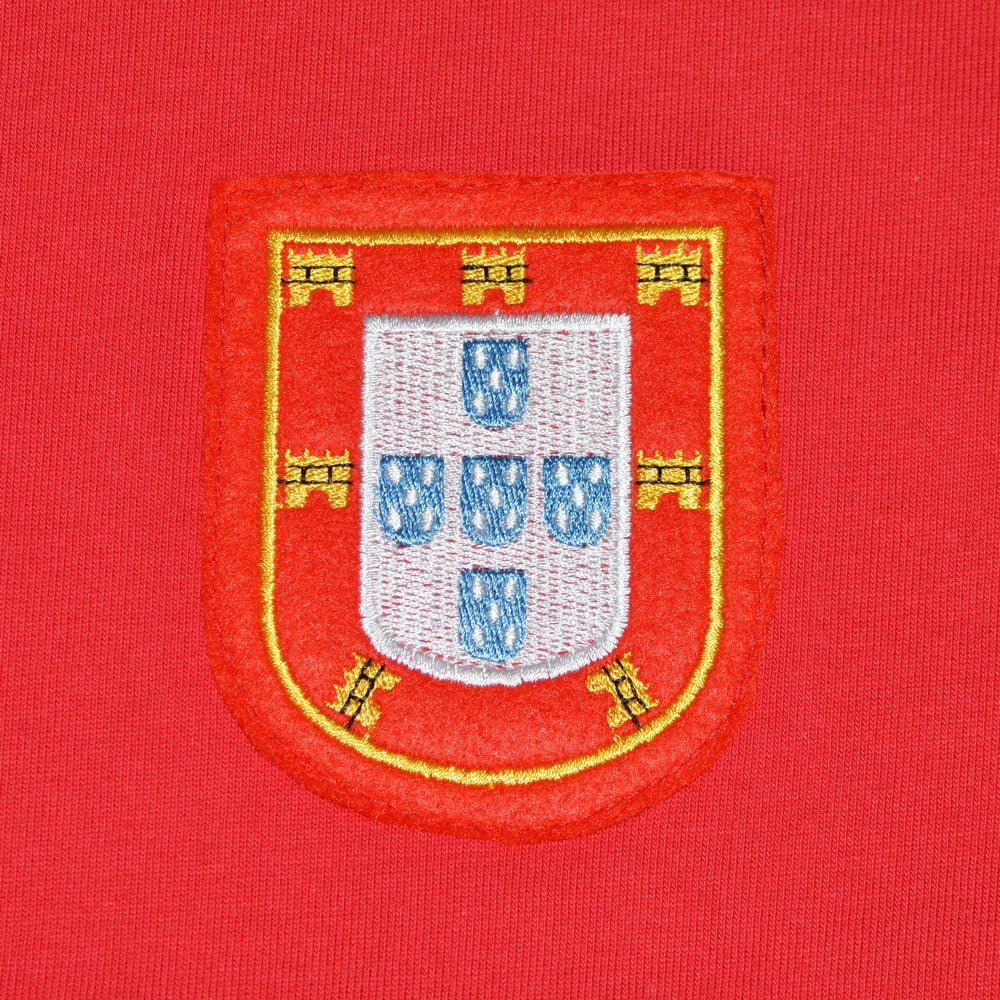Portugal Short Sleeve Kids Retro Football Shirt_2