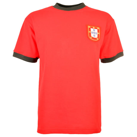 Portugal Short Sleeve Kids Retro Football Shirt_0