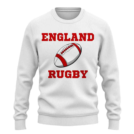 England Rugby Ball Sweatshirt (White)_1