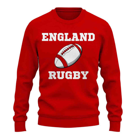 England Rugby Ball Sweatshirt (Red)_1
