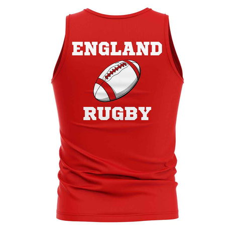 England Rugby Ball Tank Top (Red)_1