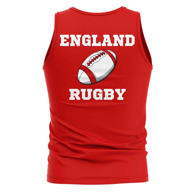 England Rugby Ball Tank Top (Red)_1