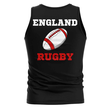 England Rugby Ball Tank Top (Black)_1
