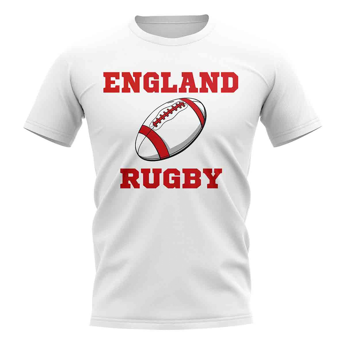 England Rugby Ball T-Shirt (White)_1