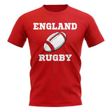 England Rugby Ball T-Shirt (Red)_1