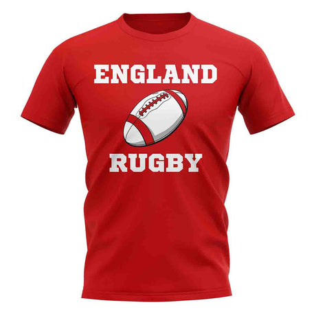 England Rugby Ball T-Shirt (Red)_1