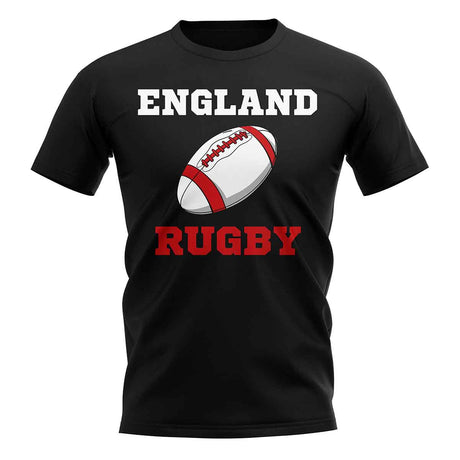 England Rugby Ball T-Shirt (Black)_1