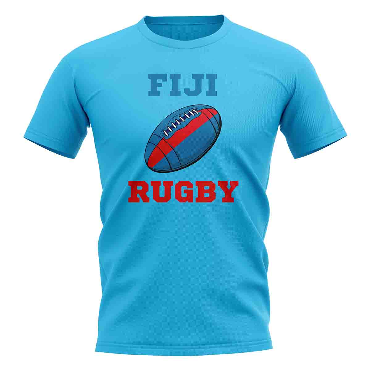 Fiji Rugby Ball T-Shirt (Tropical Blue)_1