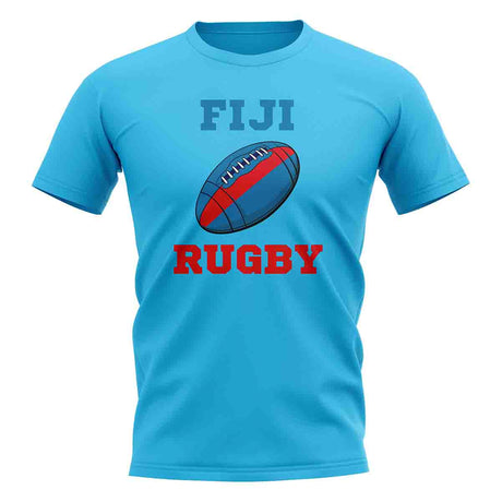 Fiji Rugby Ball T-Shirt (Tropical Blue)_1