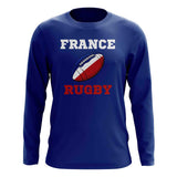 France Rugby Ball Long Sleeve Tee (Blue)_1