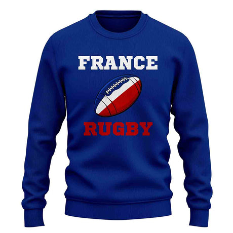 France Rugby Ball Sweatshirt (Blue)_1
