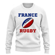 France Rugby Ball Sweatshirt (White)_1