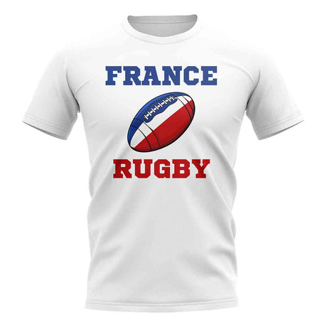 France Rugby Ball T-Shirt (White)_1