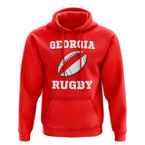 Georgia Rugby Ball Hoody (Red)_1