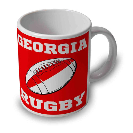 Georgia Rugby Ball Mug (Red)_1