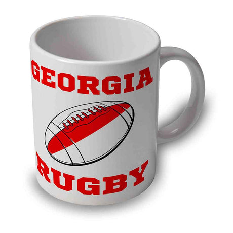 Georgia Rugby Ball Mug (White)_1