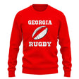 Georgia Rugby Ball Sweatshirt (Red)_1