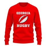 Georgia Rugby Ball Sweatshirt (Red)_1