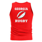 Georgia Rugby Ball Tank Top (Red)_1