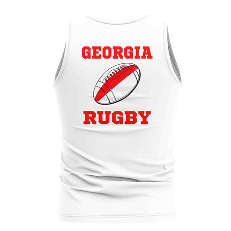 Georgia Rugby Ball Tank Top (White)_1