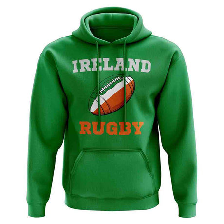 Ireland Rugby Ball Hoody (Green)_1