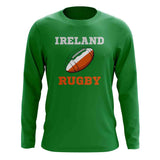 Ireland Rugby Ball Long Sleeve Tee (Green)_1