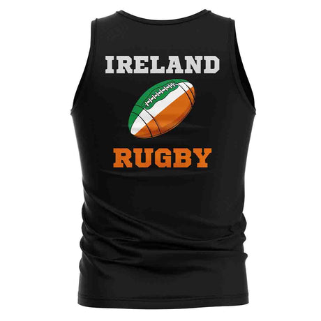 Ireland Rugby Ball Tank Top (Black)_1