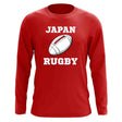 Japan  Rugby Ball Long Sleeve Tee (Red)_1