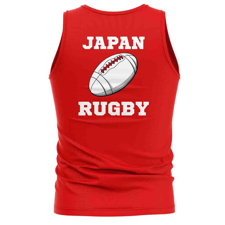 Japan  Rugby Ball Tank Top (Red)_1