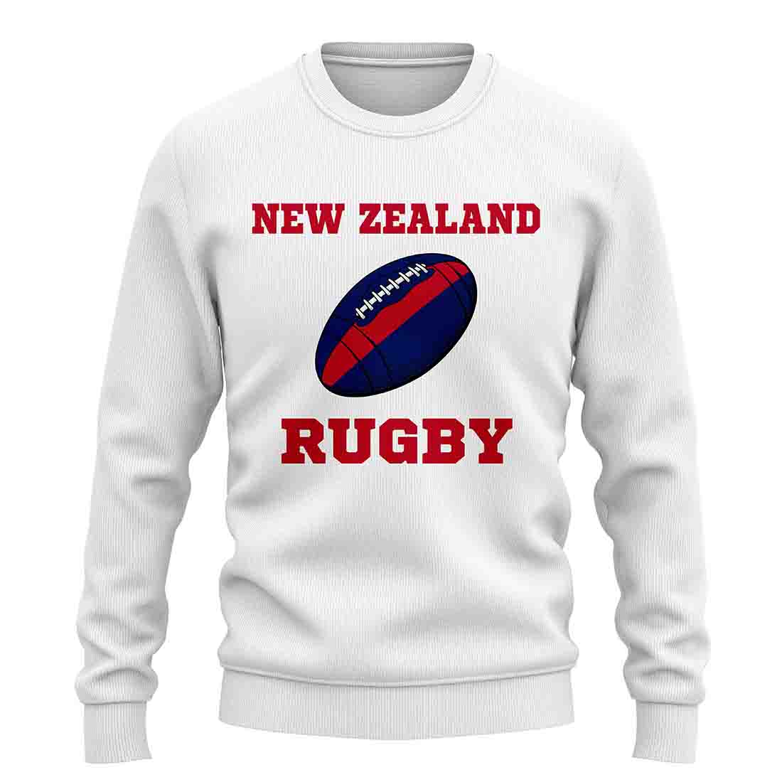 New Zealand Rugby Ball Sweatshirt (White)_1