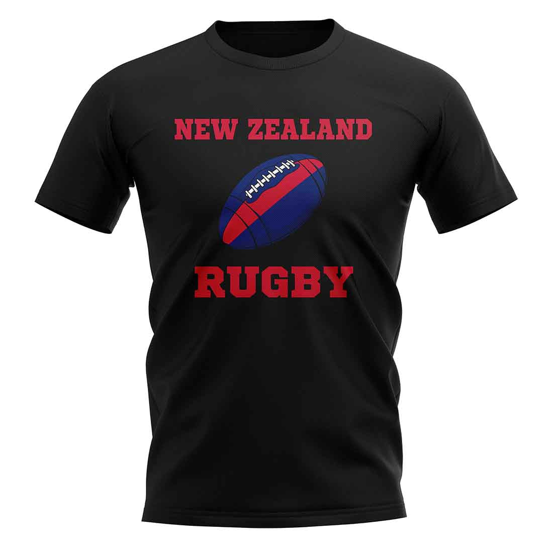 New Zealand Rugby Ball T-Shirt (Black)_1