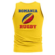 Romania Rugby Ball Tank Top (Yellow)_1