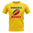 Romania Rugby Ball T-Shirt (Yellow)_1