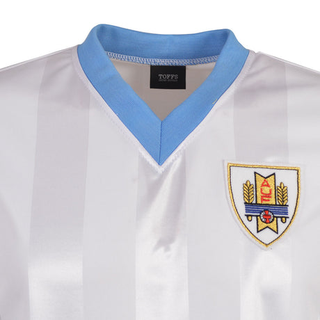 Uruguay 1986 World Cup Kids Retro Football Shirt_2