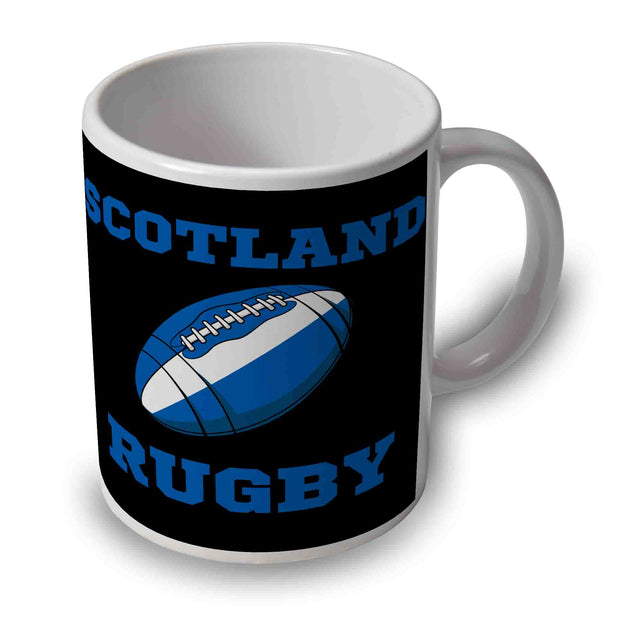 Scotland Rugby Ball Mug (Black)_1