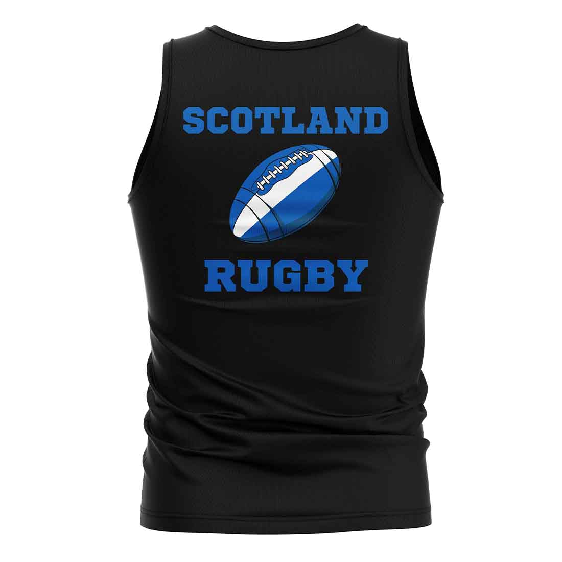 Scotland Rugby Ball Tank Top (Black)_1