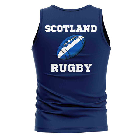 Scotland Rugby Ball Tank Top (Navy)_1