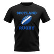 Scotland Rugby Ball T-Shirt (Black)_1