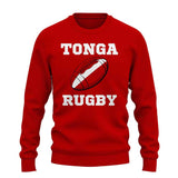 Tonga Rugby Ball Sweatshirt (Red)_1