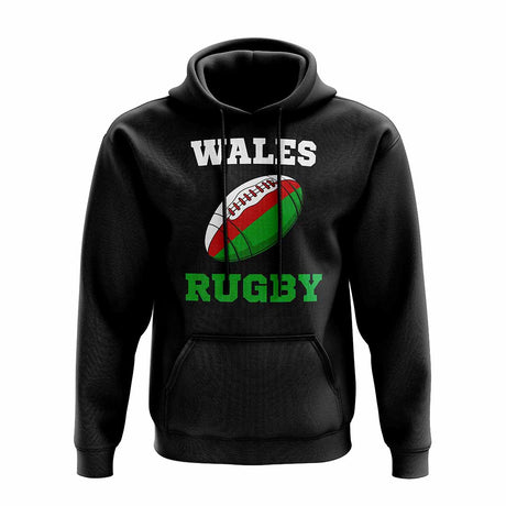 Wales Rugby Ball Hoody (Black)_1