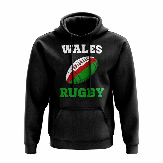 Wales Rugby Ball Hoody (Black)_1