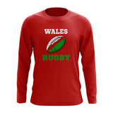 Wales Rugby Ball Long Sleeve Tee (Red)_1