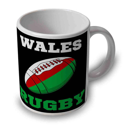 Wales Rugby Ball Mug (Black)_1