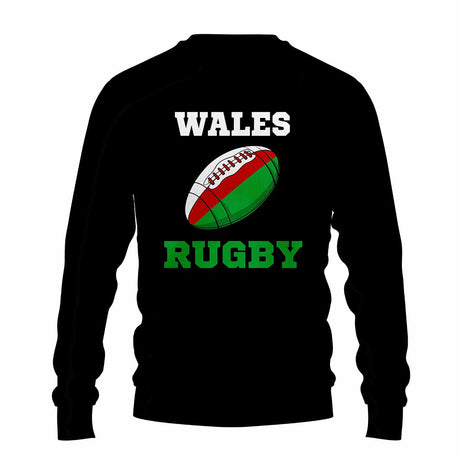 Wales Rugby Ball Sweatshirt (Black)_1