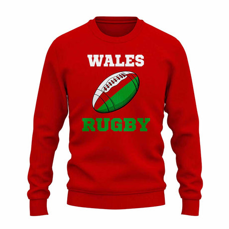 Wales Rugby Ball Sweatshirt (Red)_1