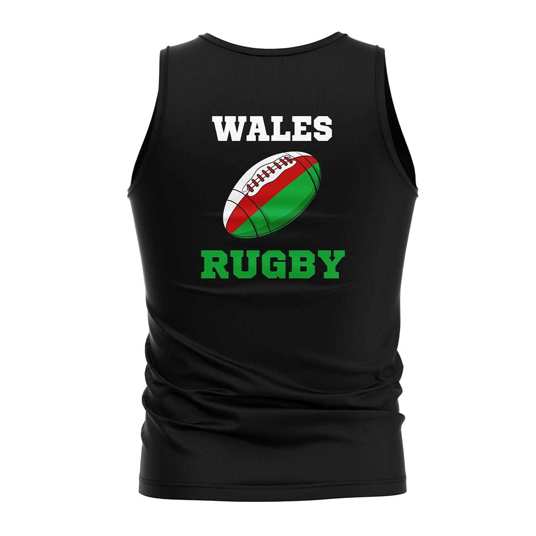 Wales Rugby Ball Tank Top (Black)_1