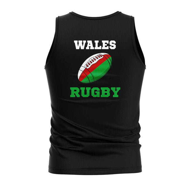 Wales Rugby Ball Tank Top (Black)_1