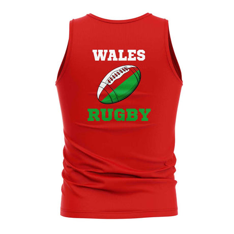 Wales Rugby Ball Tank Top (Red)_1
